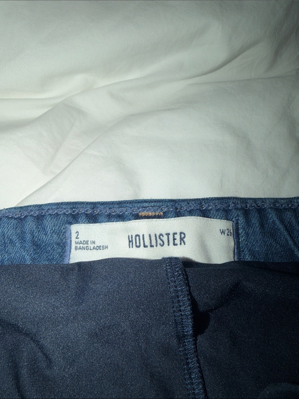 Hollister Medium Blue Denim Mini Skirt - Picture 2 of 3